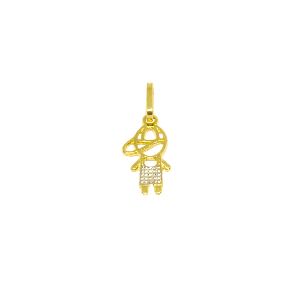 Pingente Menino Amorzinho em Ouro 18 Kilates � 25320